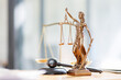 © David - Lady Justice statue in law on office. Law and justice concept