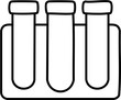 © artdesign - Test Tubes Outline Icon