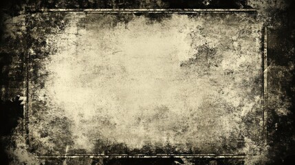 Poster - Aged Textured Background With Dark Frame