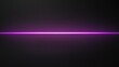 © Hardy - Minimalist and elegant purple horizontal beam glowing on black background, modern aesthetic simplicity