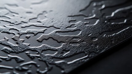 Poster - Abstract Black Surface with Textured Pattern