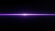 © Hardy - Minimalist purple light streak crossing horizontally on a black background, sleek and modern in its elegance