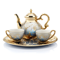 turkish zamzam tea serving set
