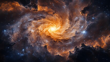 abstract outer space endless nebula galaxy background