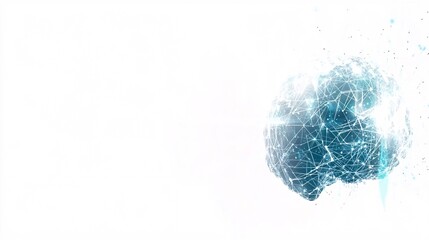 Poster - Abstract global network connection.