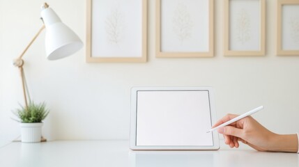 Poster - Minimalist Workspace for Online Learning with Tablet and Stylus