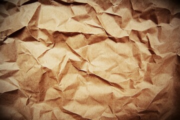 Wall Mural - crumpled paper texture