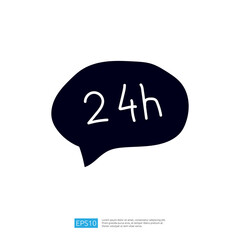 Poster - The image features a speech bubble with the text 