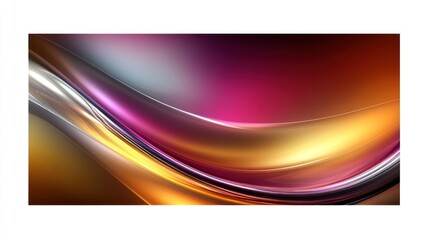 Aufkleber - Abstract Colorful Swirling Wave Design Background