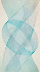 Poster - a beautifully designed abstract background featuring flowing organic waves and curves in a soft past