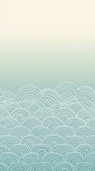 Poster - elegant and soothing abstract green wave patterns with gentle flowing lines and curves ideal for use