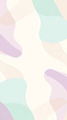 Poster - pastel gradient abstract pattern with soft delicate and harmonious color scheme minimalist digital a