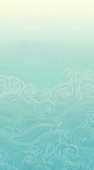 Poster - elegant turquoise and aqua swirling waves abstract background with flowing organic patterns fluid gr