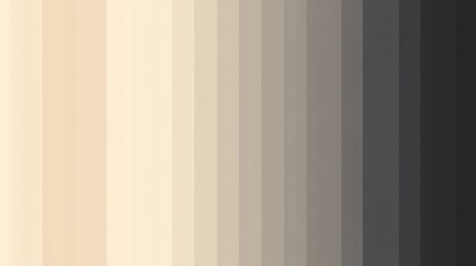 Poster - Abstract Beige To Black Vertical Gradient Stripes