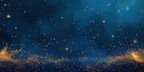 Poster - Blue sky with a lot of glitter