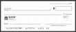 © bibin - Bank check, vector blank money cheque, checkbook template with guilloche pattern and fields. Currency payment coupon, money check background