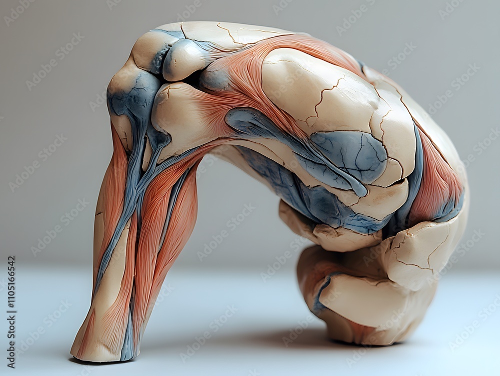 Detailed and intricate anatomical study and visualization of the human ...