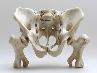 Poster - Highly detailed and accurate 3D anatomical model of the human skeletal structure including bones joints ligaments and cartilage  This model is designed for use in medical education research training