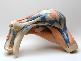 Poster - Detailed and Accurate Anatomical Model of the Human Skeletal Structure Displayed on a White Background for Educational and Scientific Purposes
