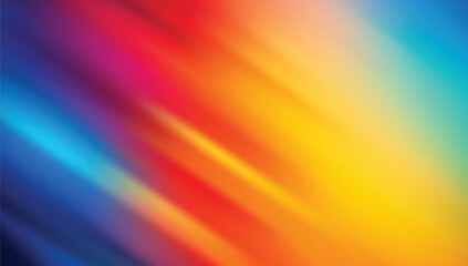 Aufkleber - Abstract blurred gradient background in bright colors. Colorful smooth