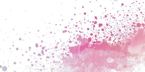 Wall Mural - pink dots background texture isolated