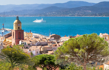 Wall Mural - Ville de Saint-Tropez, Côte d’Azur, France 