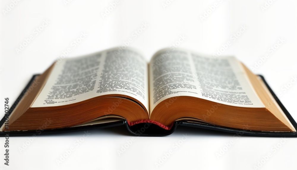 Open bible on transparent background. Religious holy book Christianity ...