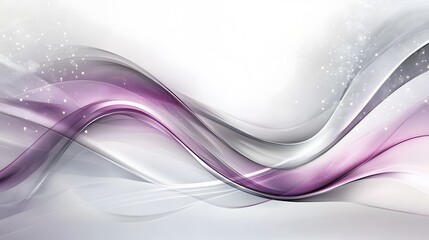 Wall Mural - abstract grey and purple wave design