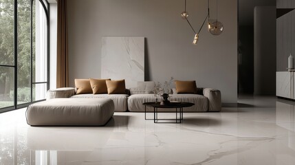 Wall Mural - Modern Living Room.