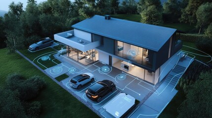 Poster - Visualization of secure home network communication systems ensuring data privacy