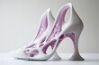 © Volodymyr - Pair of futuristic high heels created with 3d printing technology, showcasing innovative and intricate design