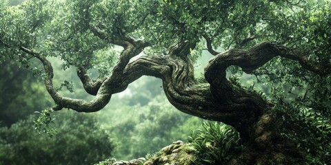 Aufkleber - Kariyat tree, also known as Andrographis paniculata, showcases its unique features in this detailed image. Discover the fascinating traits of the Kariyat tree in this captivating visual.