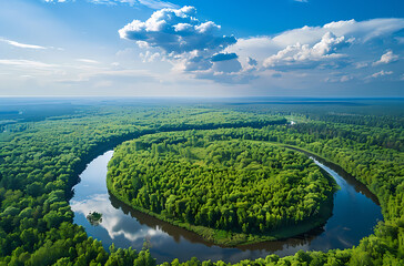 Wall Mural - lake in the park