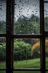 Wall Mural - the rain outside the window (32).jpeg, the rain outside the window