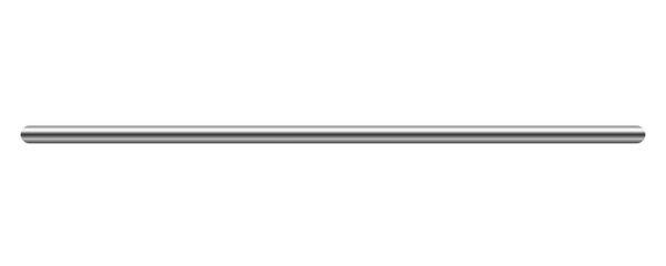 realistic long metal pipe isolated on transparent background, PNG, Cut out