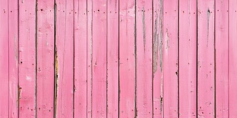 Poster - A pink wooden wall exudes charm and character, showcasing the unique beauty of color and texture in wooden wall design. This pink wooden wall adds a delightful touch to any setting.