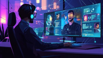 Poster - Digital art and technology integration for remote professionals in global collaboration