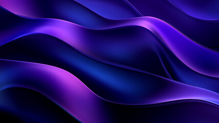 Poster - Colorful abstract waves create a dynamic pattern suitable for backgrounds or designs