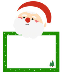 Wall Mural - santa label 