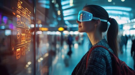 Poster - Innovative smart airports enhancing global travel through technology and urban integration