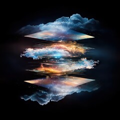 Poster - Transforming atmospheric data into geometric visualizations through cloud computing a technological exploration in digital environments