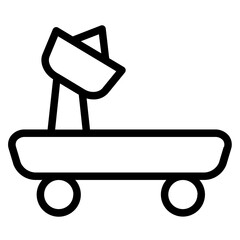 Poster - Cart Radar Signal Line Icon