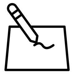 Poster - Tablet Pad Device Line Icon