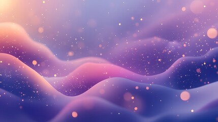 Poster - Dreamy abstract purple mist forming fluid shapes ill AI generated illustration