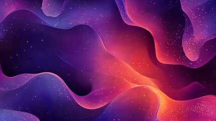 Poster - Dreamy abstract purple mist forming fluid shapes ill AI generated illustration