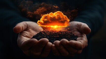 Poster - A digital ecosystem of scalable cloud services optimizing business operations Stock Photo with side copy space