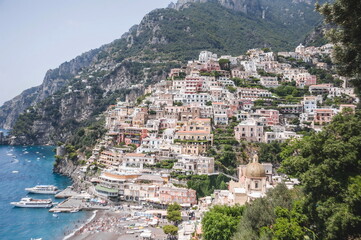 view of the town of Positano