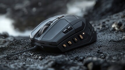 Aufkleber - A heavy-duty mouse with a durable build, perfect for industrial or rugged environments. Its tough exterior and responsive buttons ensure reliability