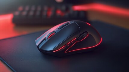 Aufkleber - A multi-functional mouse with a built-in scroll and touchpad feature, offering versatility for users who prefer a combination of both functions.