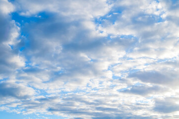 Wall Mural - blue sky landscape, sunset sky, stunning blue sunset sky landscape scene